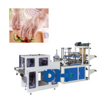 PET pe nitrile impregnated gloves making machine